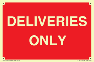 DELIVERIES ONLY
